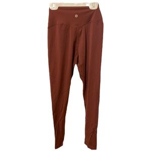 Burgundy Lululemon Leggings